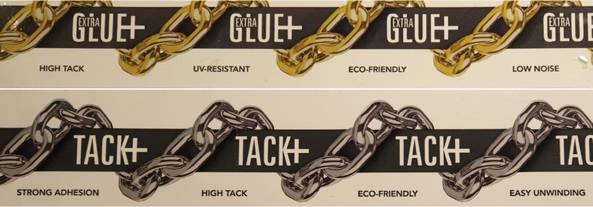 EXTRA GLUE+ a TACK+ pásky s extrémní lepivostí