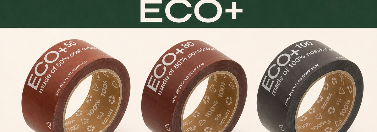 Udržitelné pásky ECO+ 50, ECO+ 80 a ECO+ 100